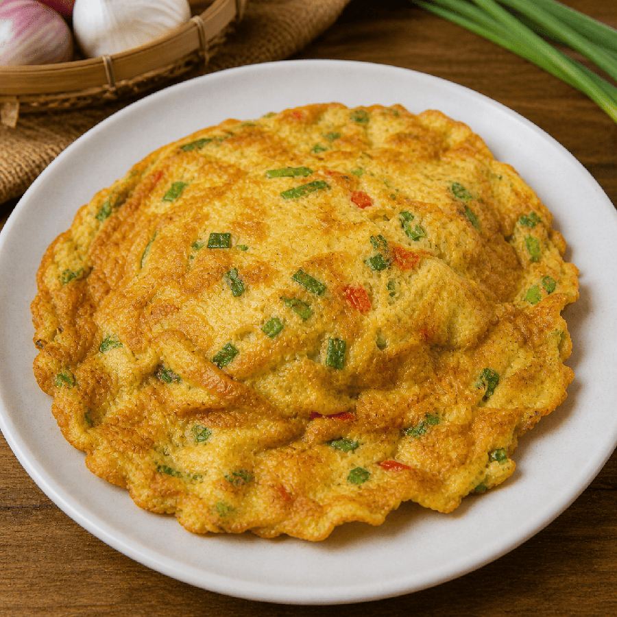 Foto Telur Dadar di Warteg Warmo Tebet