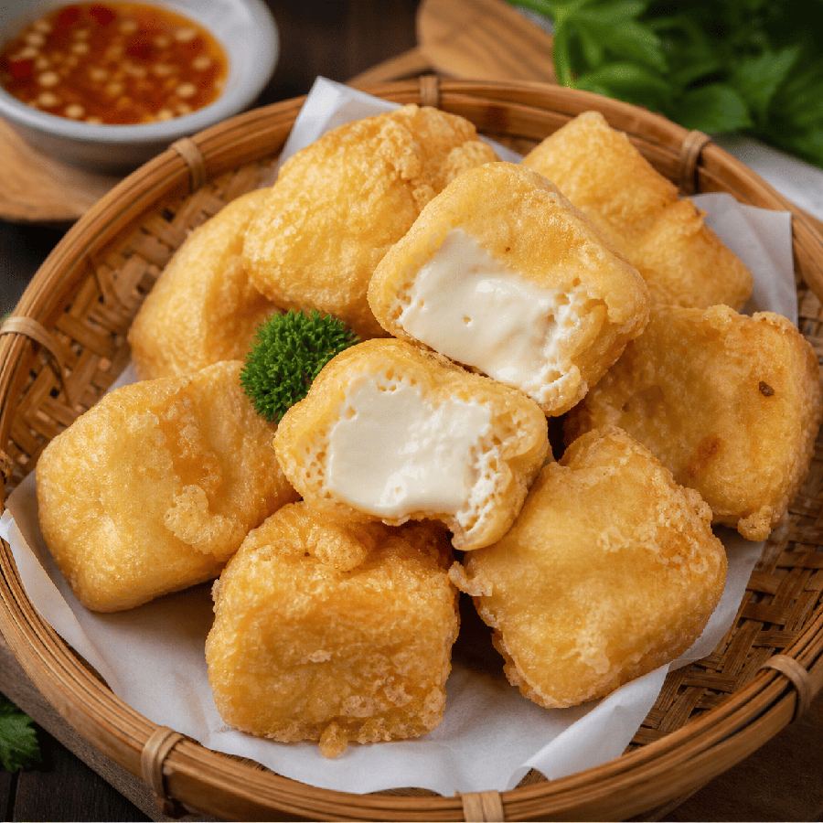 Foto Tahu Sutra Goreng di Warteg Warmo Tebet