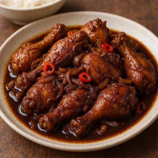 Foto Ayam Kecap di Warteg Warmo Tebet