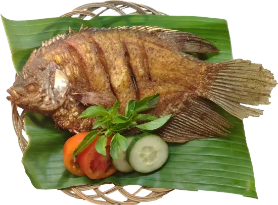 Foto Ikan Gurameh Goreng