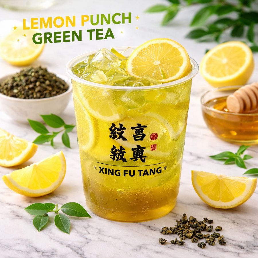 Foto Lemon Punch Green Tea Xing Fu Tang
