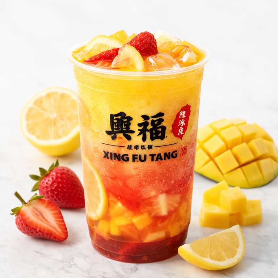Foto Lemon Punch Strawberry Mango Tea Xing Fu Tang
