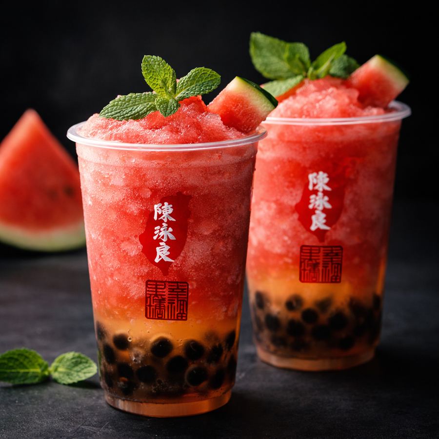 Foto Watermelon Slushies With Lady Grey Tea Xing Fu Tang