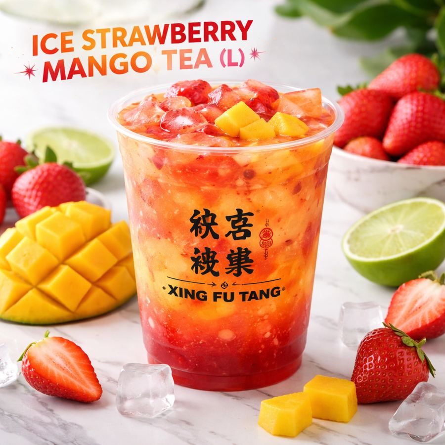 Foto Ice Strawberry Mango Tea Xing Fu Tang