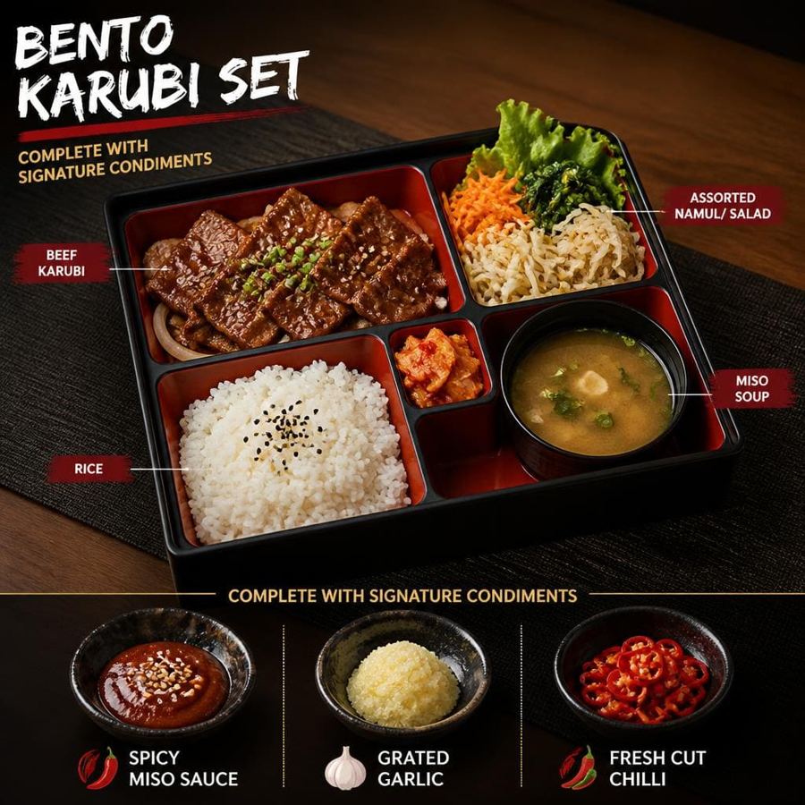 Foto Bento Karubi Set Yakiniku Like