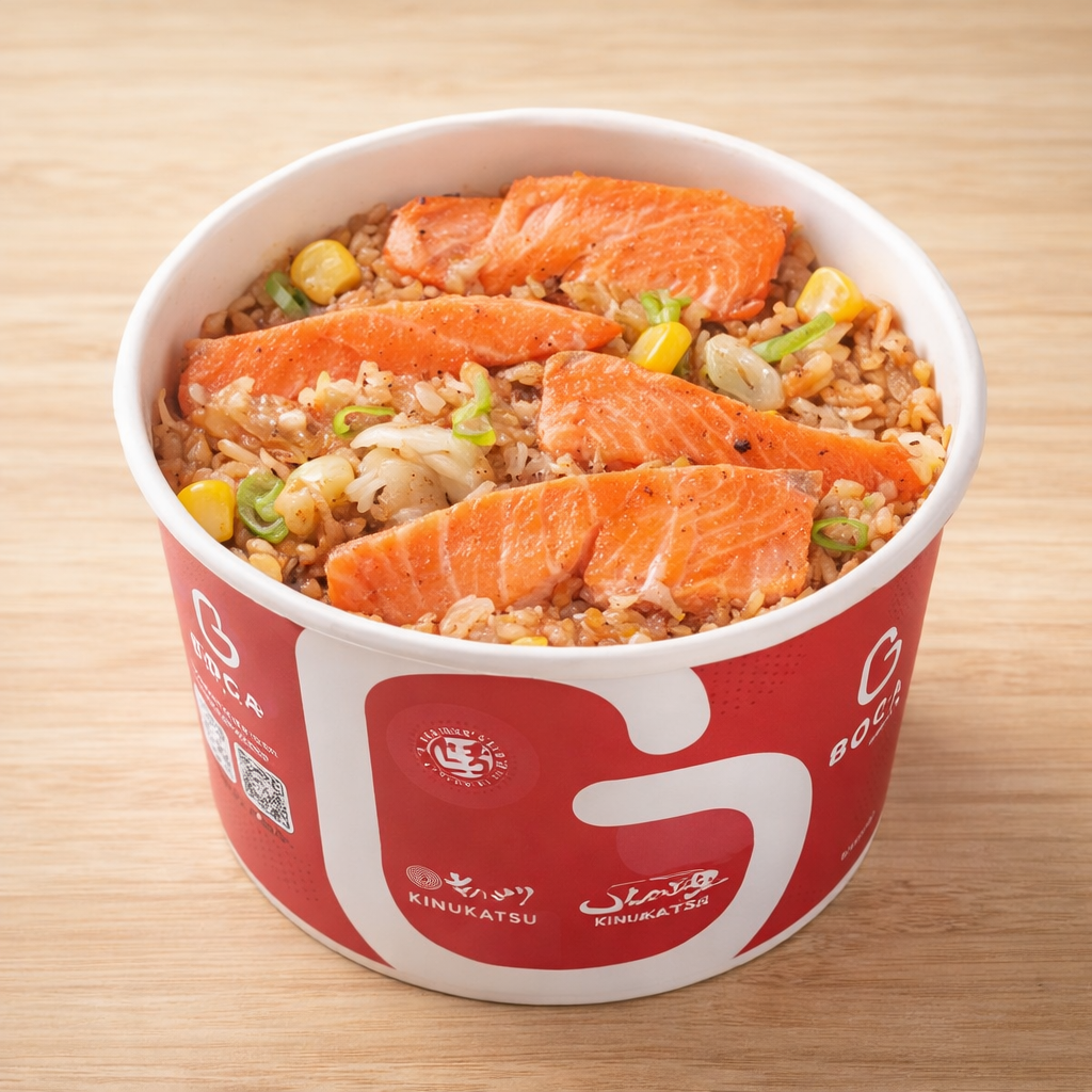Foto Salmon & Cheese Pepper Rice