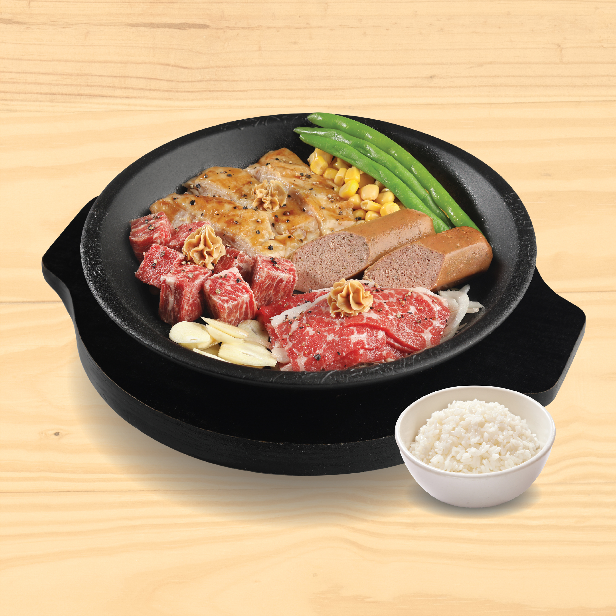 Foto Ultimate Meat Deluxe (termasuk nasi)