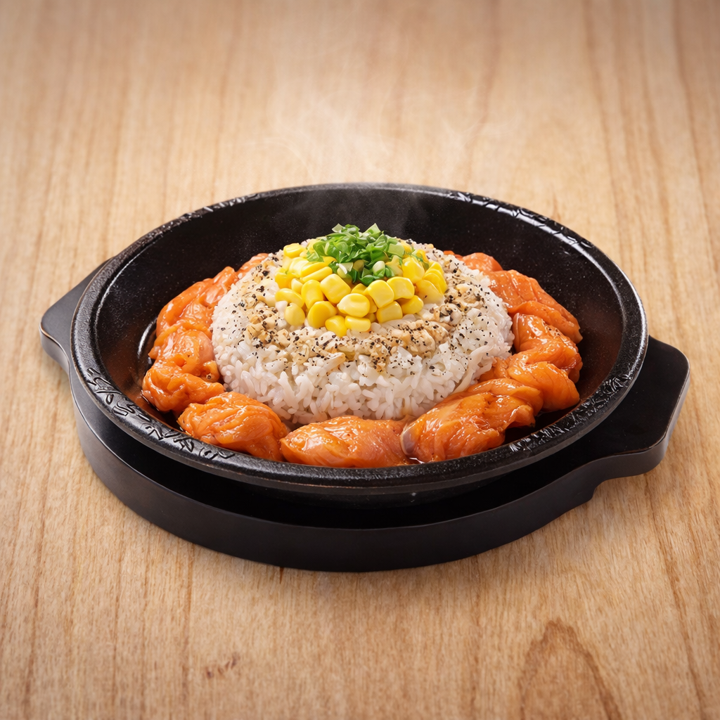 Foto Salmon Pepper Rice