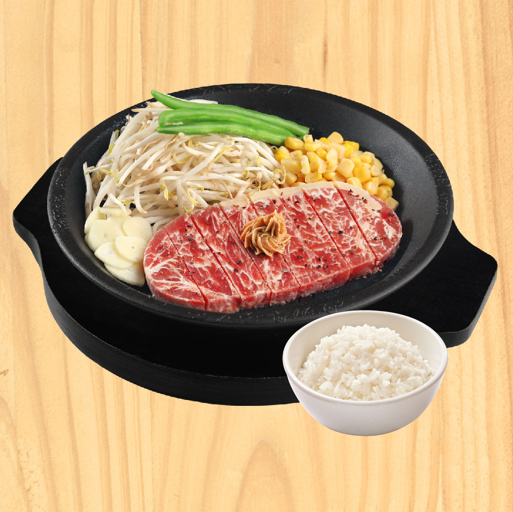 Foto Pepper Steak (termasuk nasi)
