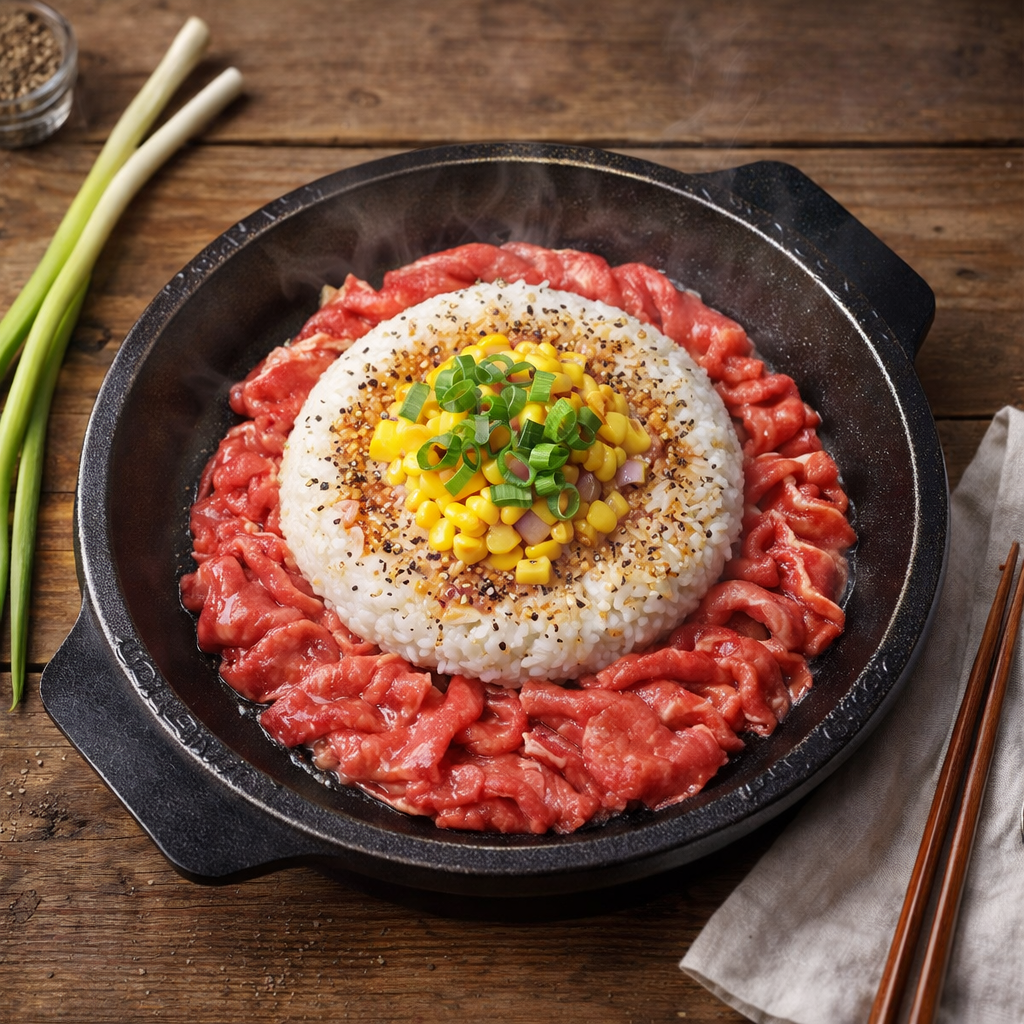 Foto Jumbo Beef Pepper Rice