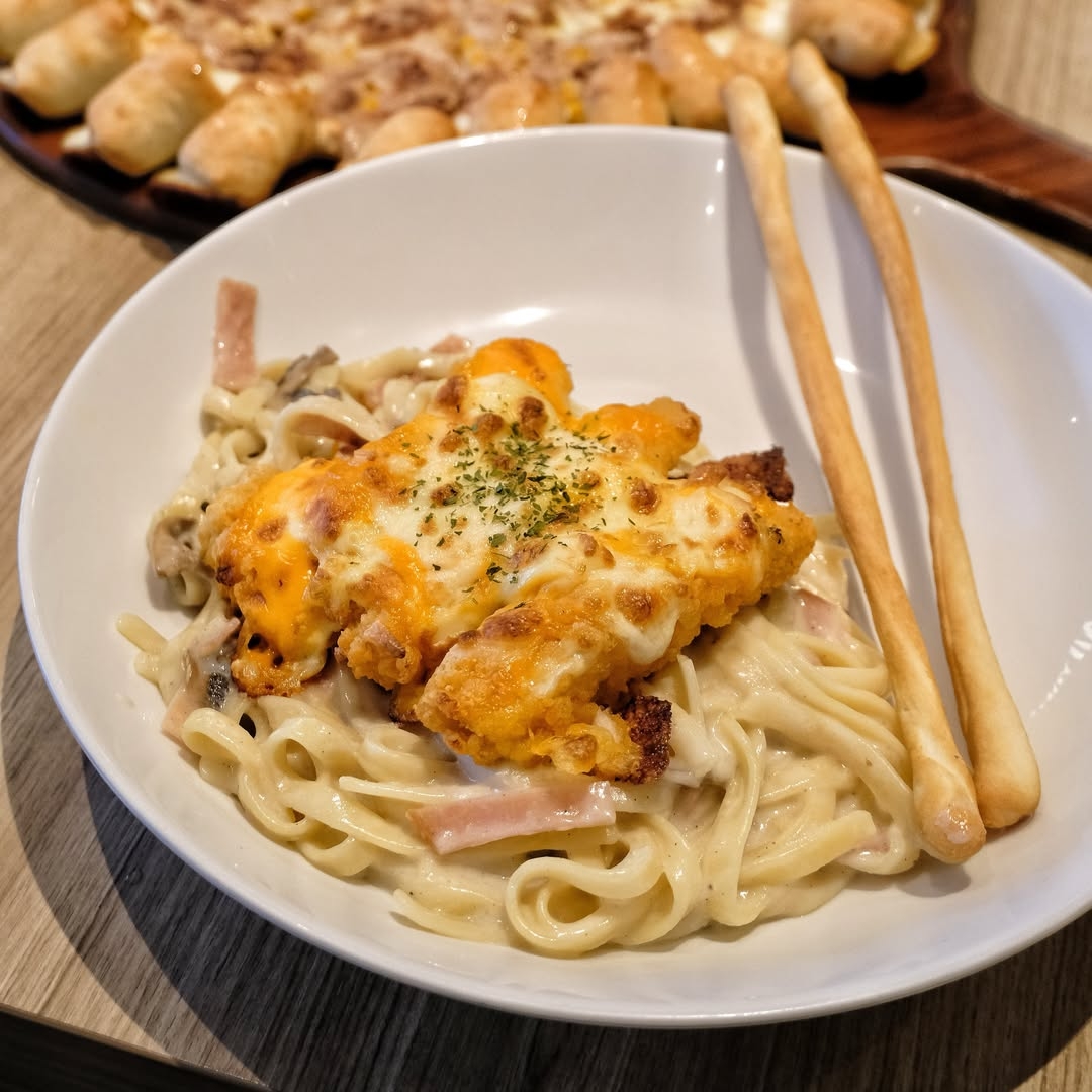 Foto Crispy Chicken Fettuccine