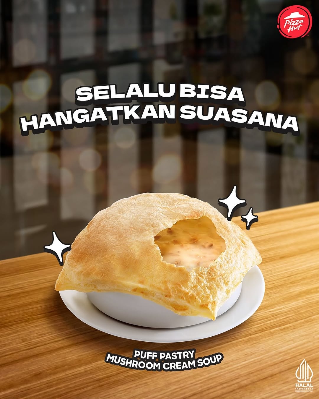 Foto Puff Pastry Mushroom Cream Soup