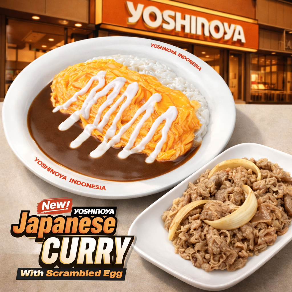 Foto Japanese Curry Rice + Original Beef + Scrambled Egg