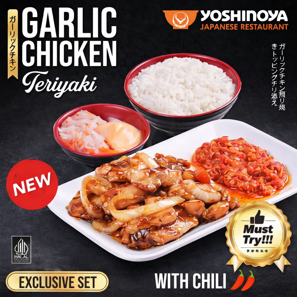 Foto Garlic Chicken Teriyaki Set - Red Hot Chili