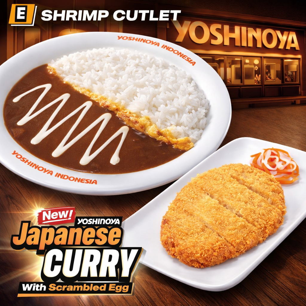 Foto Japanese Curry Rice + Shrimp Cutlet