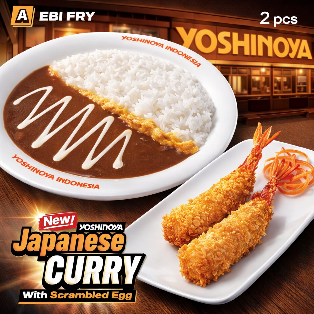Foto Japanese Curry Rice + Ebi Fry