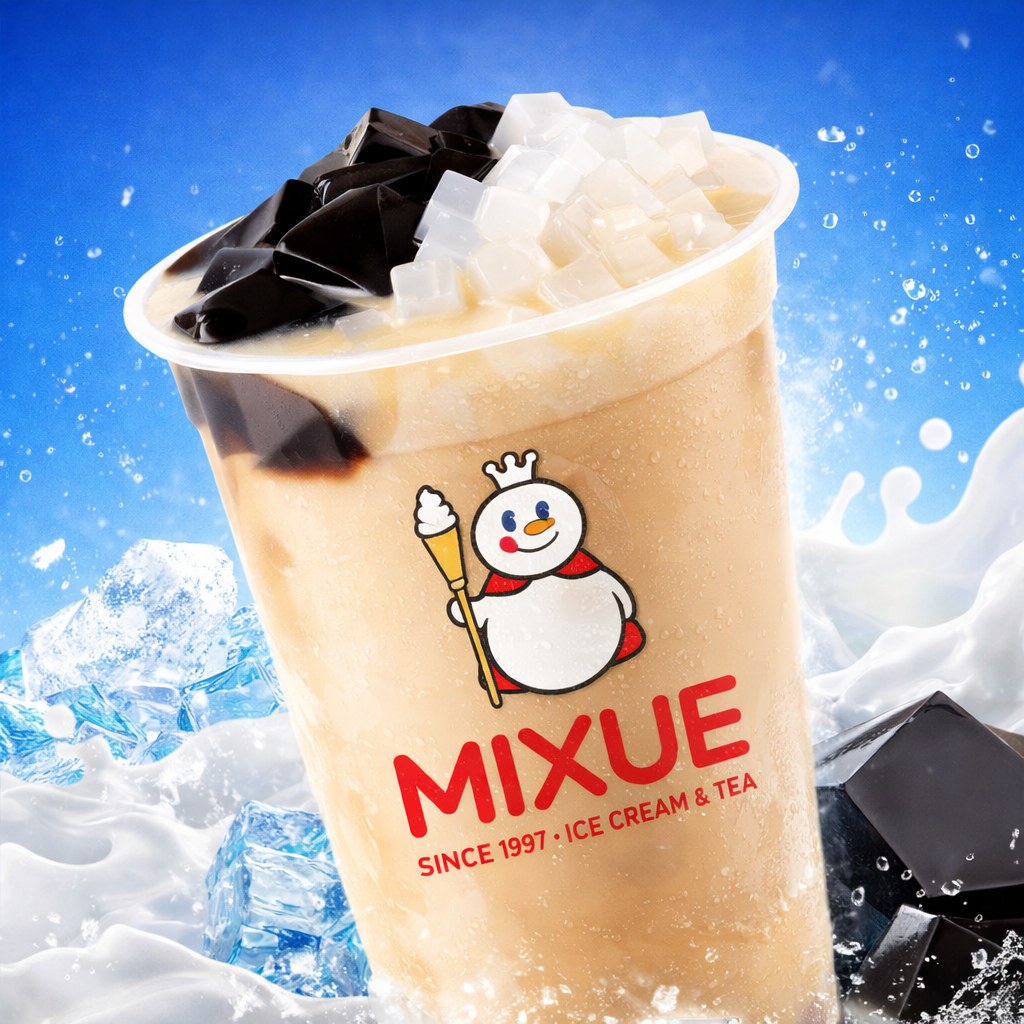 Foto Twin Toppings Milk Tea (M)