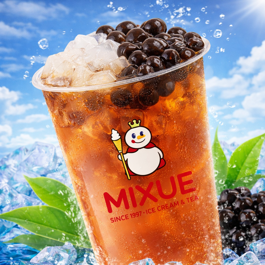 Foto Black Tea with 2 Toppings